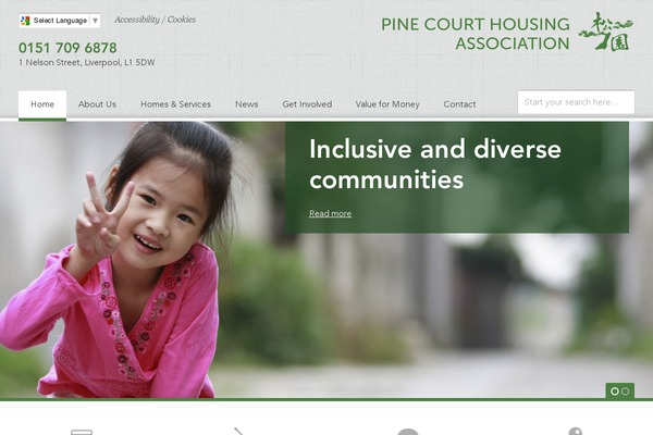 pinecourt-housing.org.uk site used Pine