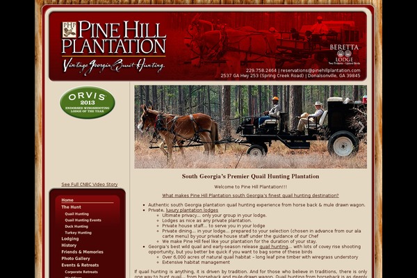 pinehillplantation.com site used Php