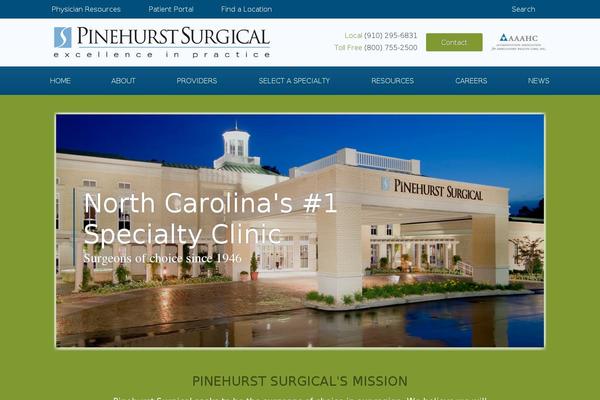 pinehurstsurgical.com site used Psc