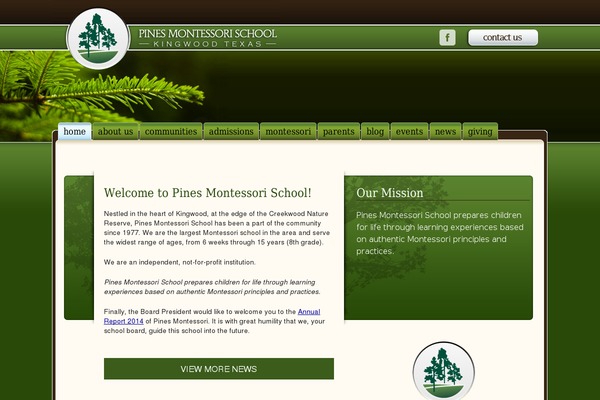 pinesmontessori.com site used Pines