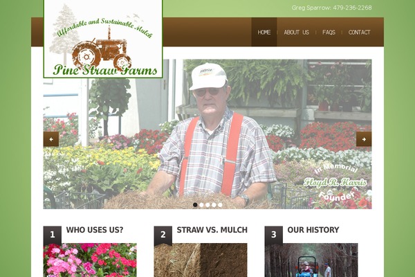 pinestrawfarm.com site used Theme1901