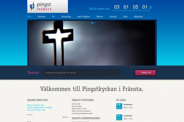 pingstkyrkanfransta.com site used Wpchurch-powerful-theme-for-churches
