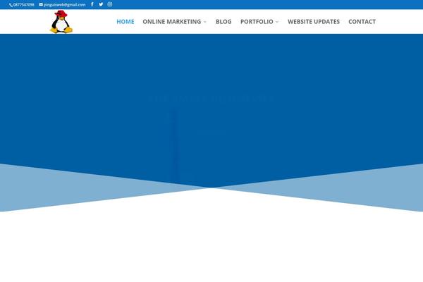 Divi theme site design template sample