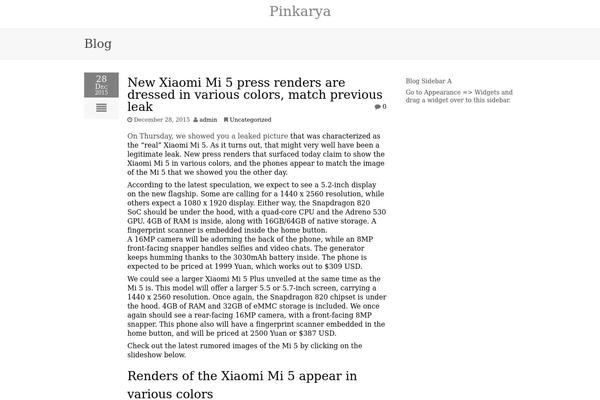 panache theme websites examples