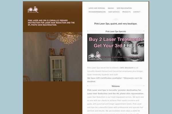 pinklaserspa.com site used Coral