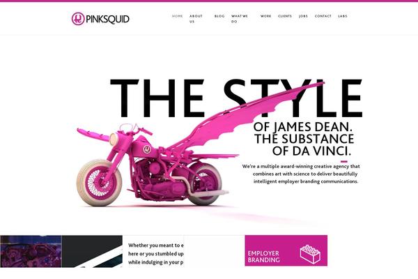 pinksquid.com site used Gridstack1.11
