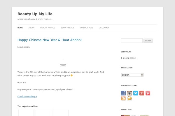 Site using CommentLuv plugin