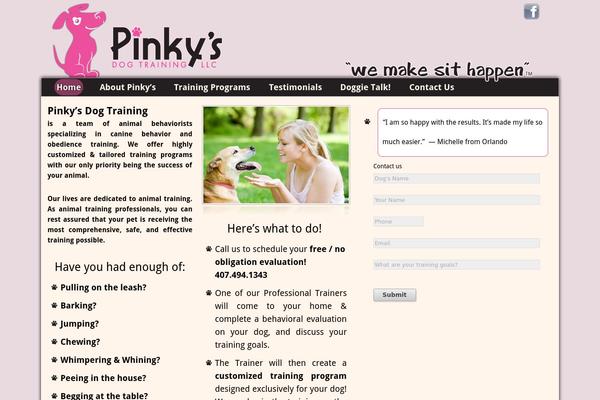 WordPress website example screenshot