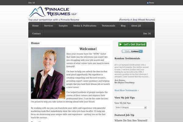 WordPress website example screenshot