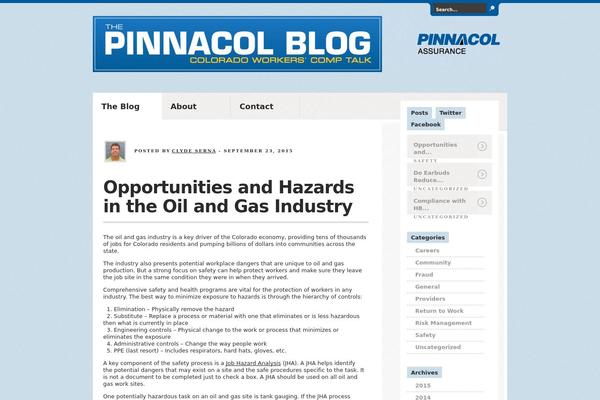pinnacolblog.com site used Handgloves