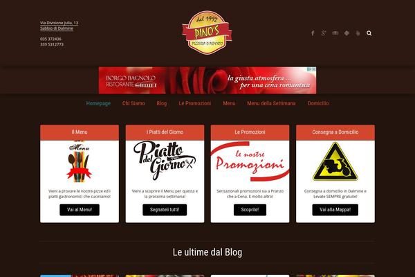 Linguini theme site design template sample