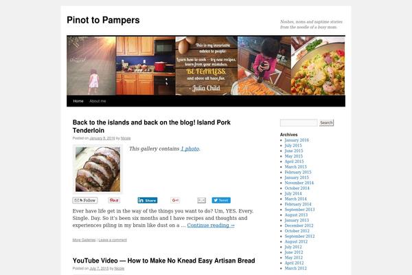 WordPress website example screenshot