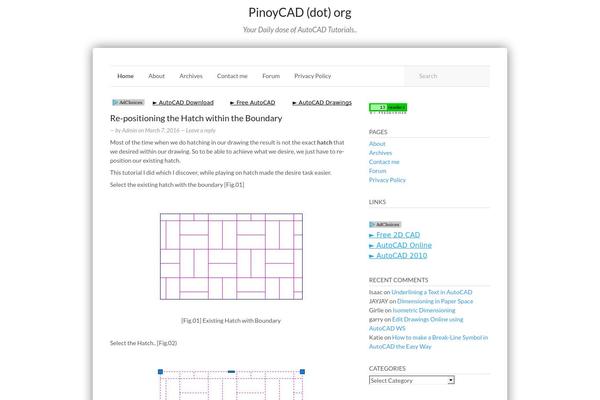 pinoycad.org site used JC One Lite