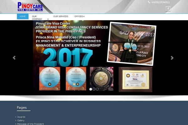 WordPress website example screenshot