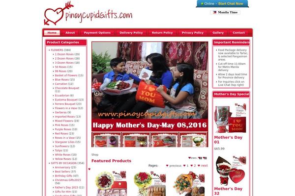 Site using Easing Slider plugin