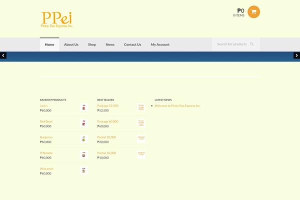 Peddlar theme site design template sample