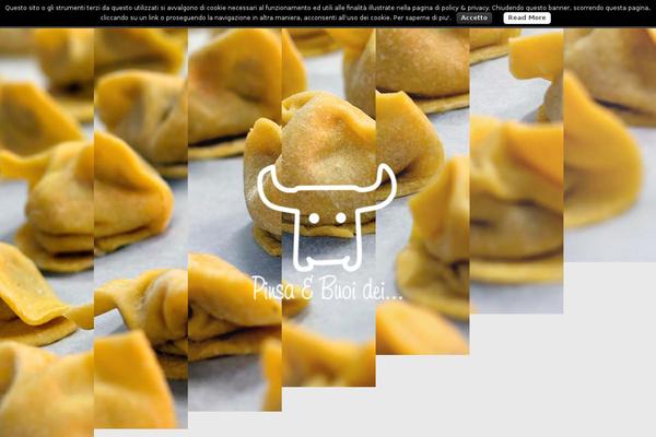 Bonappetit theme site design template sample