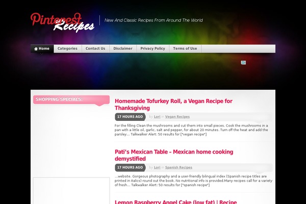 WordPress website example screenshot