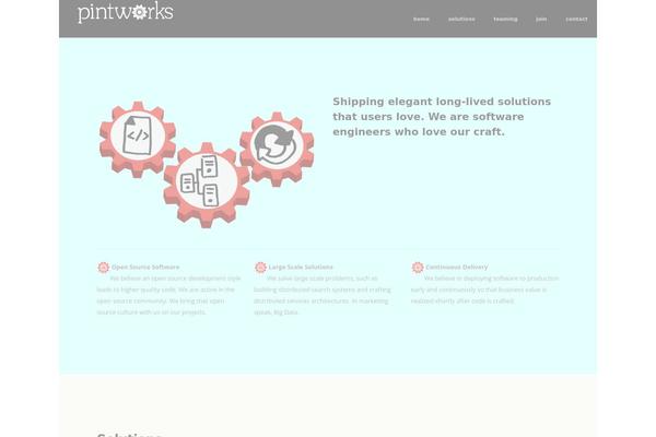 pintworks.com site used Xy-child-theme