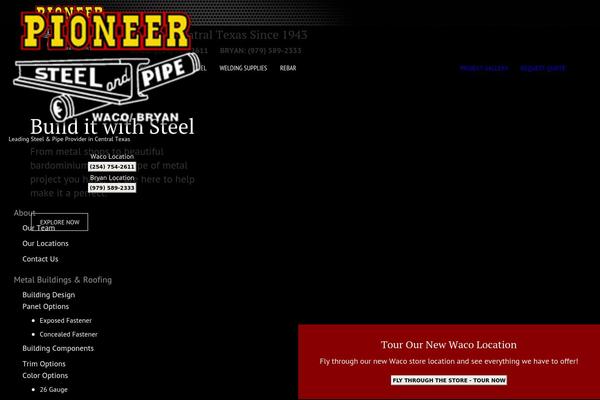pioneerboys.com site used Pioneersteel