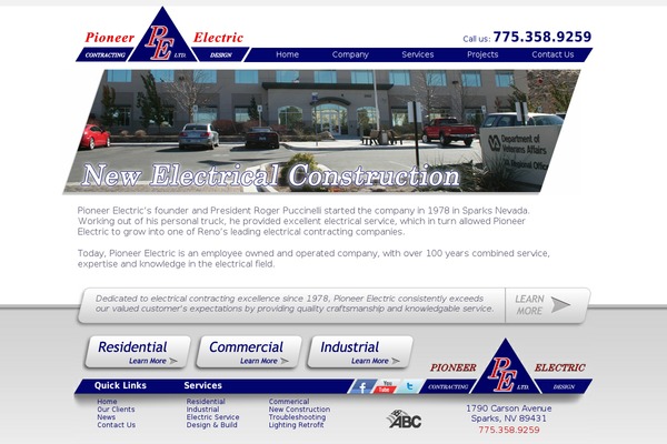 pioneerelectricltd.com site used Pioneer