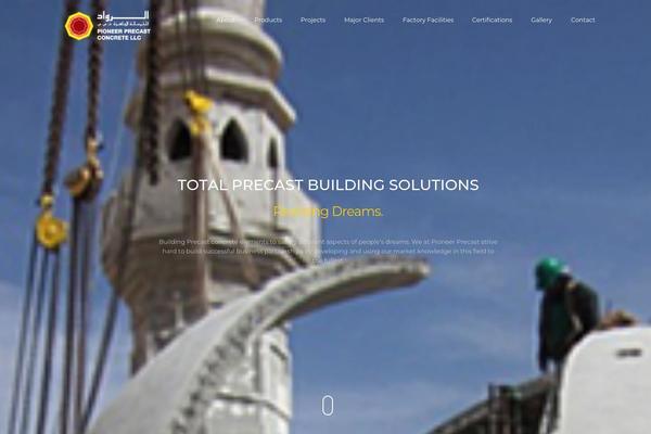 Buildpro-child theme site design template sample