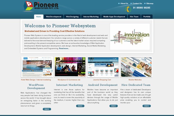 pioneerwebsystem.com site used Pioneersitenew