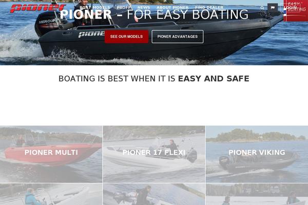 pionerboat.com site used Pioner