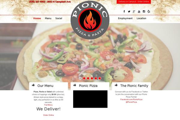 WordPress website example screenshot