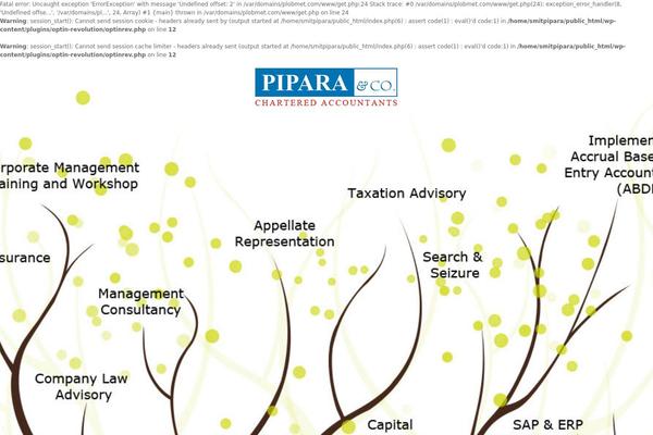 pipara.com site used Customtheme