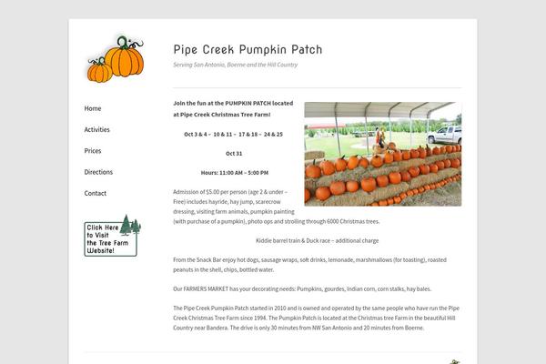 Twenty Twelve theme site design template sample