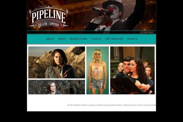 pipelinetheatre.org site used Pipeline