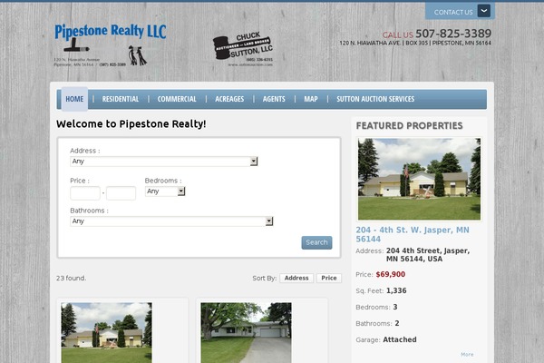 Total theme site design template sample
