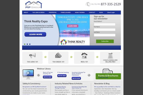 WordPress website example screenshot