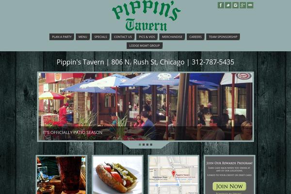 Parabola theme site design template sample