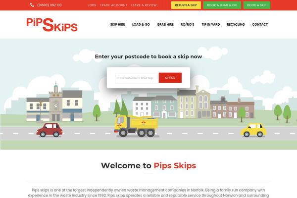 pipsskips.co.uk site used Pips