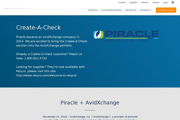 piracle.com site used Bootstrap-genesis-develop