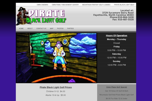 pirateblacklightgolf.com site used Omnicinemas