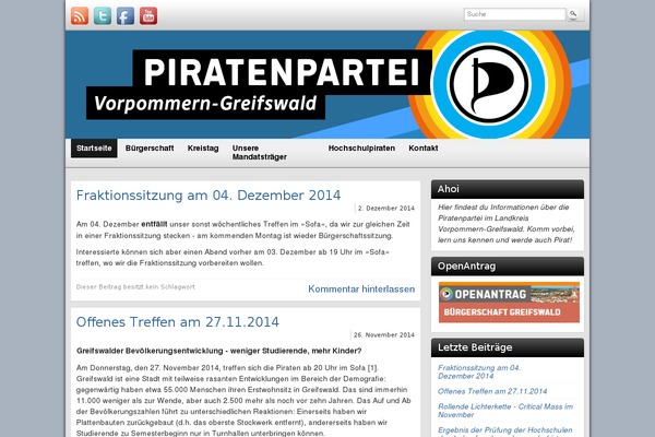 WordPress website example screenshot