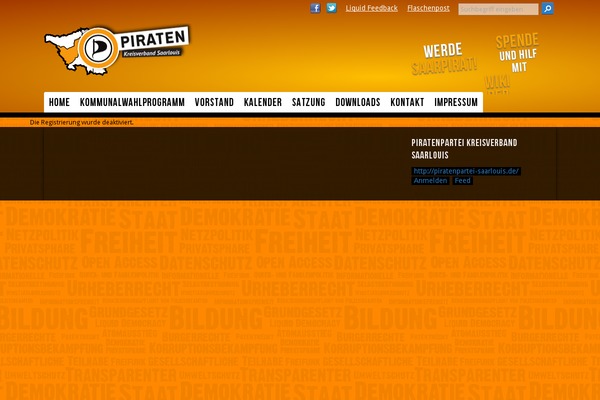 piratenpartei-kvsaarlouis.de site used Piratenkleider