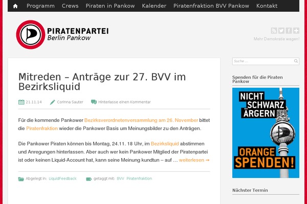 piratenpartei-pankow.de site used Scapegoat-master