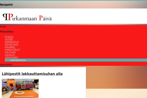 pirkanmaanpaiva.fi site used Uusimedia