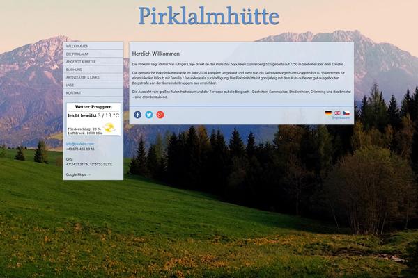 pirklalm.com site used Pirklalm