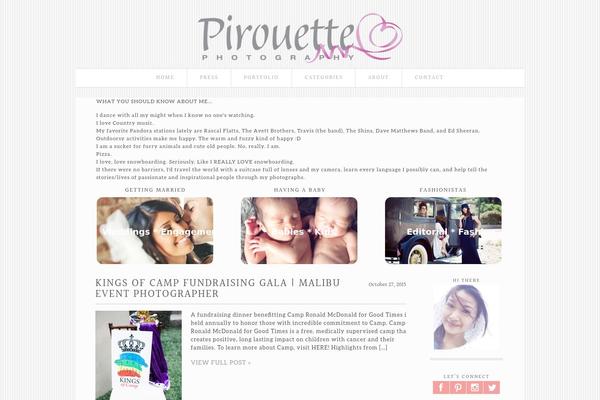 WordPress website example screenshot