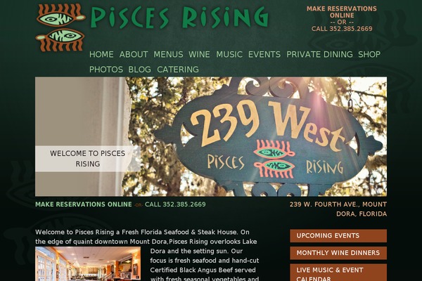 piscesrisingdining.com site used Piscesrising