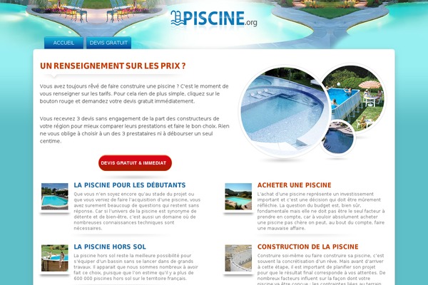 piscine.org site used Piscine