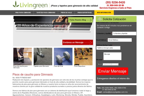 pisosparagimnasio.com site used Unimat