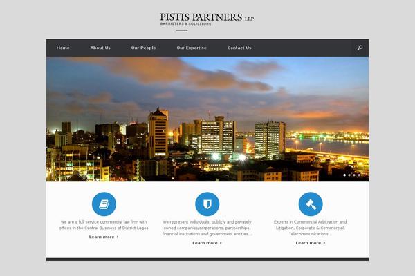 Vantage theme site design template sample