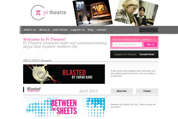 Default theme site design template sample