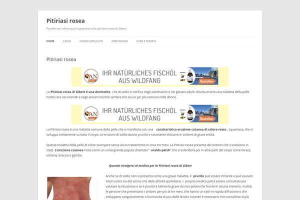 Twenty Twelve theme site design template sample